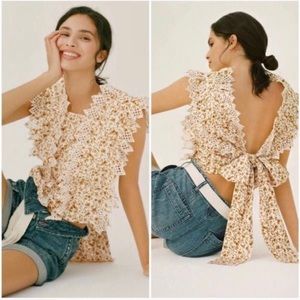 Anthropologie bow blouse